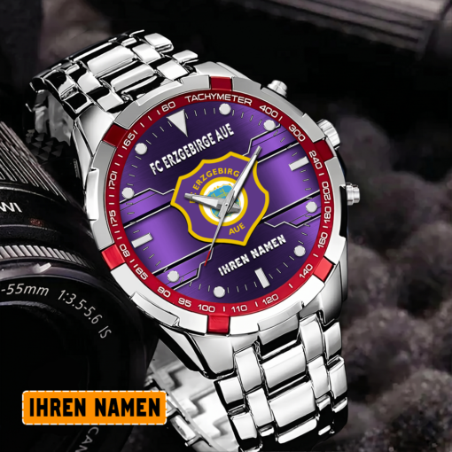 FC Erzgebirge Aue – Aurora Uhr Sonderausgabe mit Ihrem Namen FC Erzgebirge Aue – Aurora Uhr Sonderausgabe mit Ihrem Namen