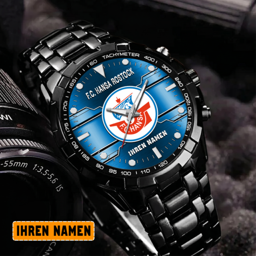 FC Hansa Rostock – Aurora Uhr Sonderausgabe mit Ihrem Namen FC Hansa Rostock – Aurora Uhr Sonderausgabe mit Ihrem Namen