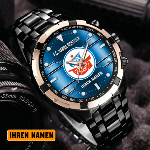 FC Hansa Rostock – Aurora Uhr Sonderausgabe mit Ihrem Namen FC Hansa Rostock – Aurora Uhr Sonderausgabe mit Ihrem Namen