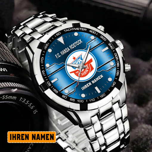 FC Hansa Rostock – Aurora Uhr Sonderausgabe mit Ihrem Namen FC Hansa Rostock – Aurora Uhr Sonderausgabe mit Ihrem Namen