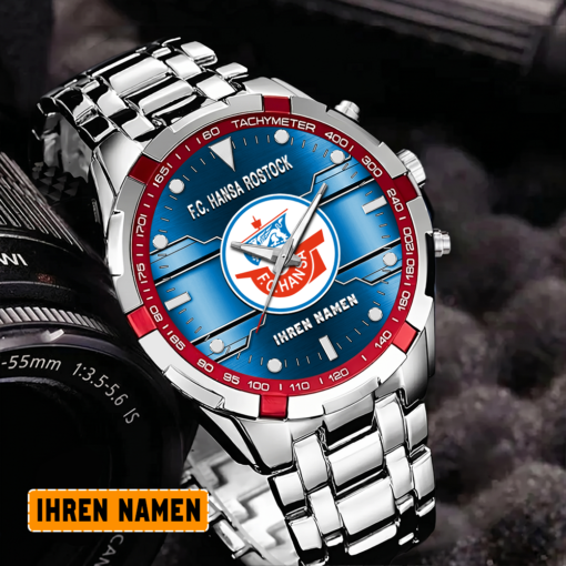 FC Hansa Rostock – Aurora Uhr Sonderausgabe mit Ihrem Namen FC Hansa Rostock – Aurora Uhr Sonderausgabe mit Ihrem Namen
