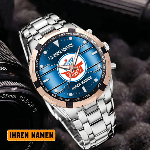 FC Hansa Rostock – Aurora Uhr Sonderausgabe mit Ihrem Namen FC Hansa Rostock – Aurora Uhr Sonderausgabe mit Ihrem Namen
