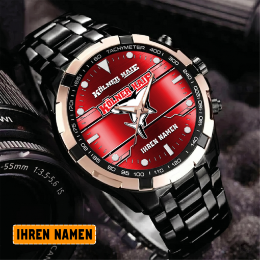 Kölner Haie – Aurora Uhr Sonderausgabe mit Ihrem Namen Kölner Haie – Aurora Uhr Sonderausgabe mit Ihrem Namen