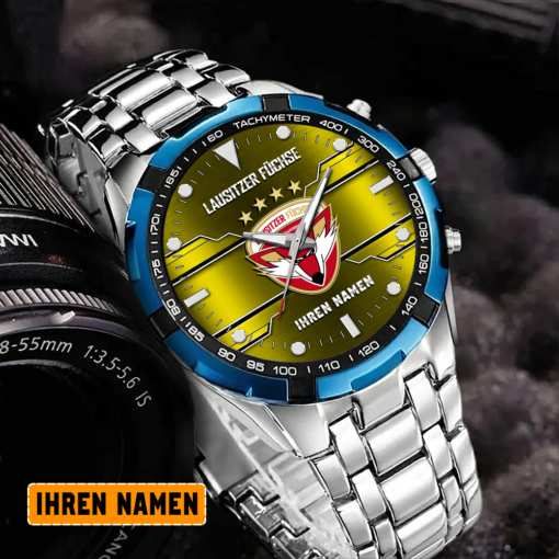 Lausitzer Füchse – Aurora Uhr Sonderausgabe mit Ihrem Namen Lausitzer Füchse – Aurora Uhr Sonderausgabe mit Ihrem Namen