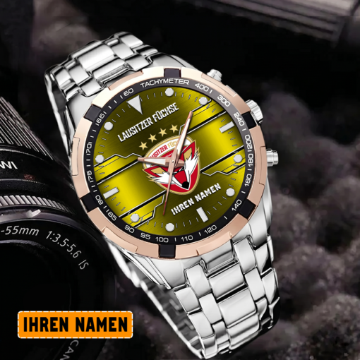 Lausitzer Füchse – Aurora Uhr Sonderausgabe mit Ihrem Namen Lausitzer Füchse – Aurora Uhr Sonderausgabe mit Ihrem Namen