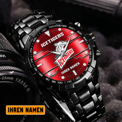 Nürnberg Ice Tigers – Aurora Uhr Sonderausgabe mit Ihrem Namen Nürnberg Ice Tigers – Aurora Uhr Sonderausgabe mit Ihrem Namen
