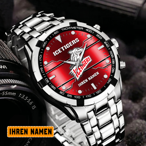 Nürnberg Ice Tigers – Aurora Uhr Sonderausgabe mit Ihrem Namen Nürnberg Ice Tigers – Aurora Uhr Sonderausgabe mit Ihrem Namen