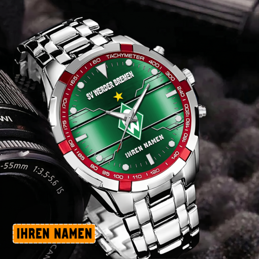 SV Werder Bremen – Aurora Uhr Sonderausgabe mit Ihrem Namen SV Werder Bremen – Aurora Uhr Sonderausgabe mit Ihrem Namen