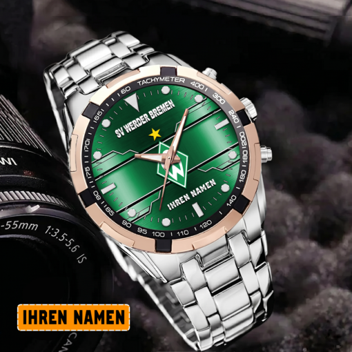 SV Werder Bremen – Aurora Uhr Sonderausgabe mit Ihrem Namen SV Werder Bremen – Aurora Uhr Sonderausgabe mit Ihrem Namen
