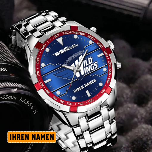 Schwenninger Wild Wings – Aurora Uhr Sonderausgabe mit Ihrem Namen Schwenninger Wild Wings – Aurora Uhr Sonderausgabe mit Ihrem Namen