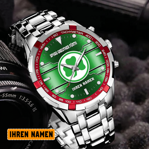 SpVgg Greuther Fürth – Aurora Uhr Sonderausgabe mit Ihrem Namen SpVgg Greuther Fürth – Aurora Uhr Sonderausgabe mit Ihrem Namen