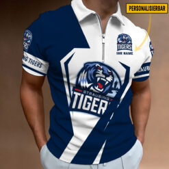 Straubing Tigers - Reißverschluss Poloshirt Sonderausgabe mit Ihrem Namen
