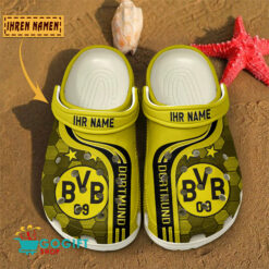 Borussia Dortmund - Clogs Neue Version mit Ihrem Namen