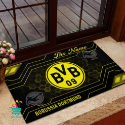 Borussia Dortmund II - Fußmatte aus Gummi Neue Version mit Ihrem Namen