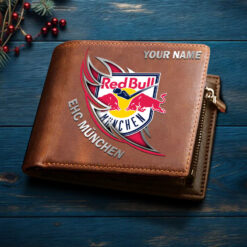EHC Red Bull München – Ledergeldbörse Neue Edition mit Ihrem Namen