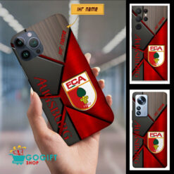 FC Augsburg - Handyhülle Neue Version mit Ihrem Namen