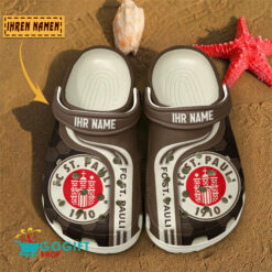 FC St. Pauli - Clogs Neue Version mit Ihrem Namen
