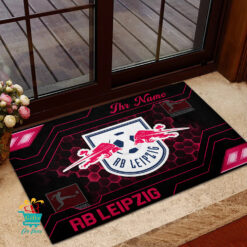 RB Leipzig - Fußmatte aus Gummi Neue Version mit Ihrem Namen