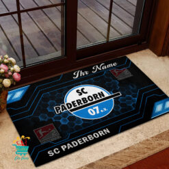 SC Paderborn 07 - Fußmatte aus Gummi Neue Version mit Ihrem Namen