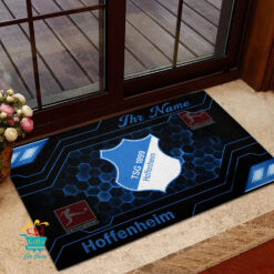 TSG 1899 Hoffenheim - Fußmatte aus Gummi Neue Version mit Ihrem Namen