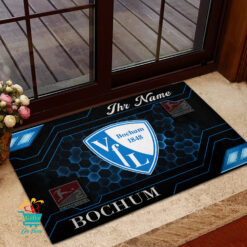 VfL Bochum 1848 - Fußmatte aus Gummi Neue Version mit Ihrem Namen