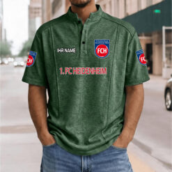 1. FC Heidenheim – Stehkragen-Polo Neue Version mit Ihrem Namen