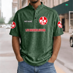 1. FC Kaiserslautern – Stehkragen-Polo Neue Version mit Ihrem Namen