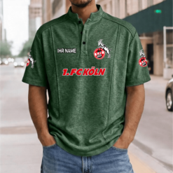 1. FC Köln – Stehkragen-Polo Neue Version mit Ihrem Namen