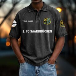1. FC Saarbrücken – Vintage Wash Polo Neue Version mit Ihrem Namen