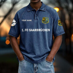 1. FC Saarbrücken - Vintage Wash Polo Neue Version mit Ihrem Namen