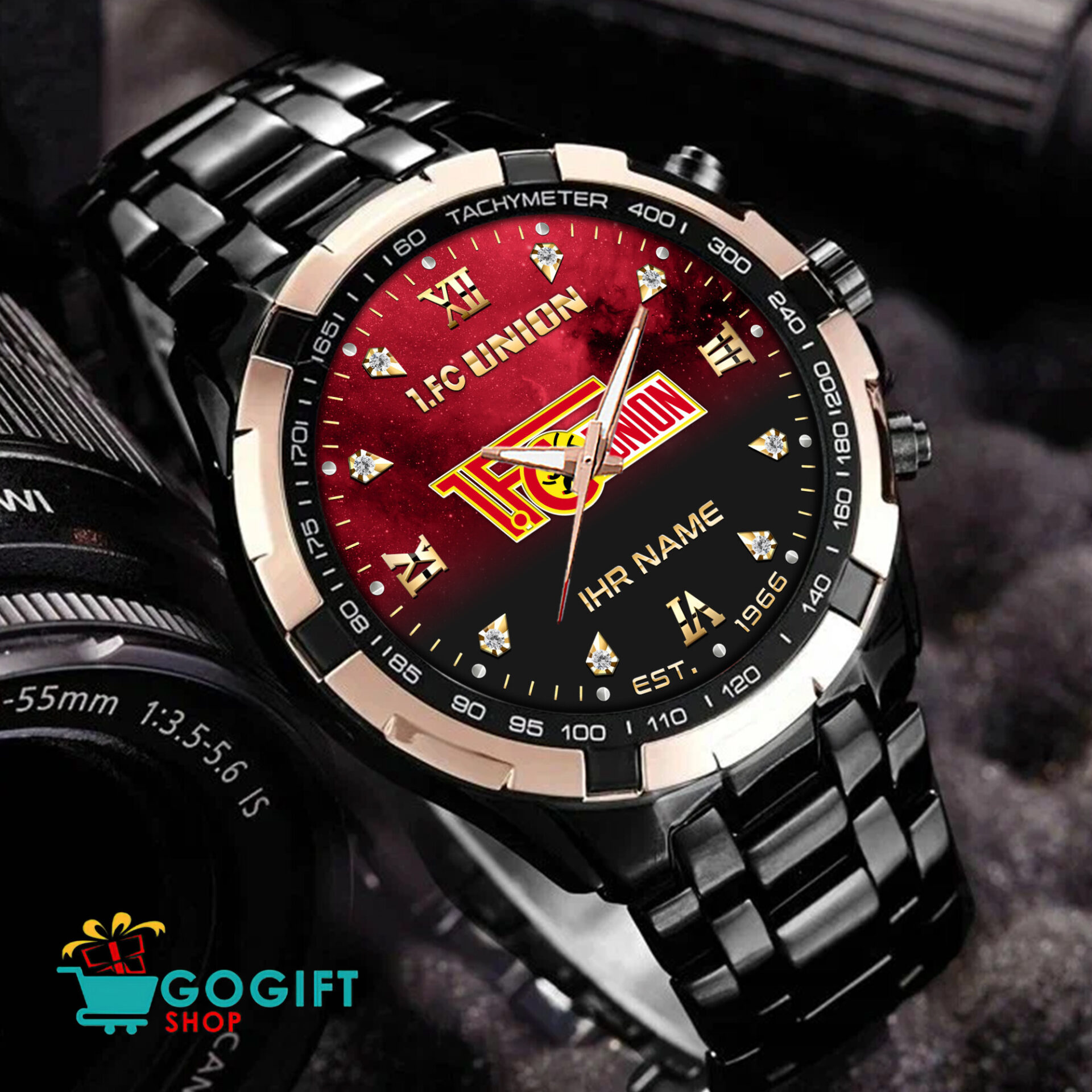 1. FC Union Berlin – Aurora Uhr Neue Version mit Ihrem Namen 1. FC Union Berlin – Aurora Uhr Neue Version mit Ihrem Namen