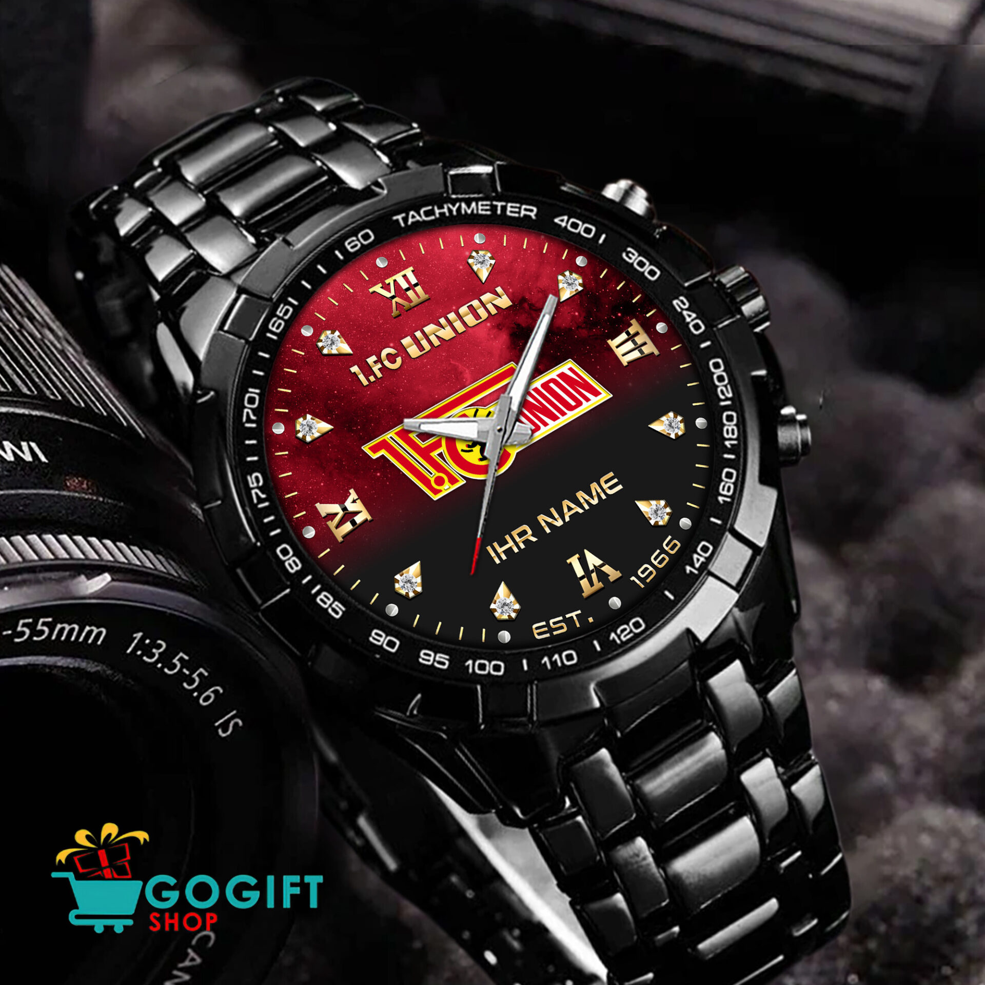 1. FC Union Berlin – Aurora Uhr Neue Version mit Ihrem Namen 1. FC Union Berlin – Aurora Uhr Neue Version mit Ihrem Namen