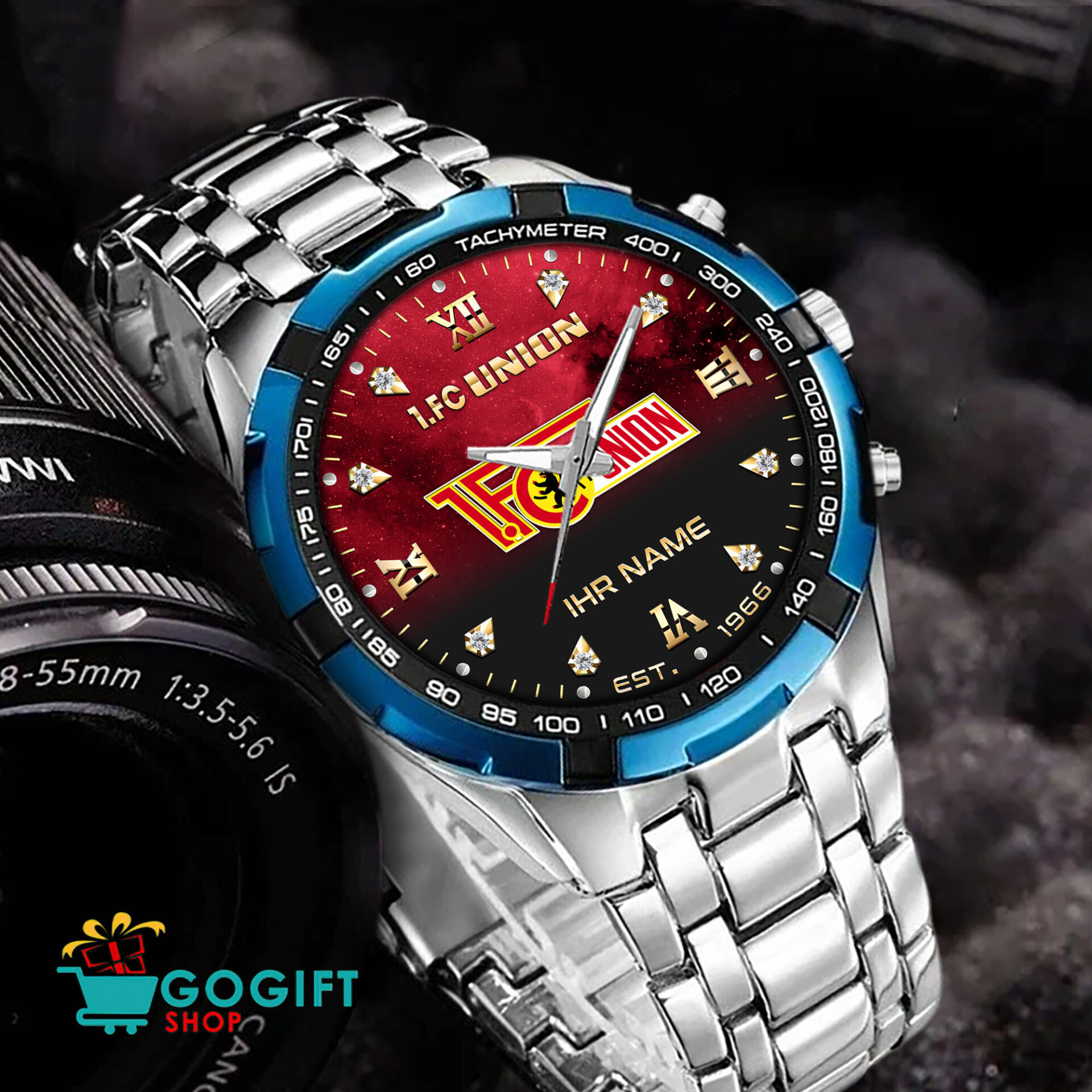 1. FC Union Berlin – Aurora Uhr Neue Version mit Ihrem Namen 1. FC Union Berlin – Aurora Uhr Neue Version mit Ihrem Namen