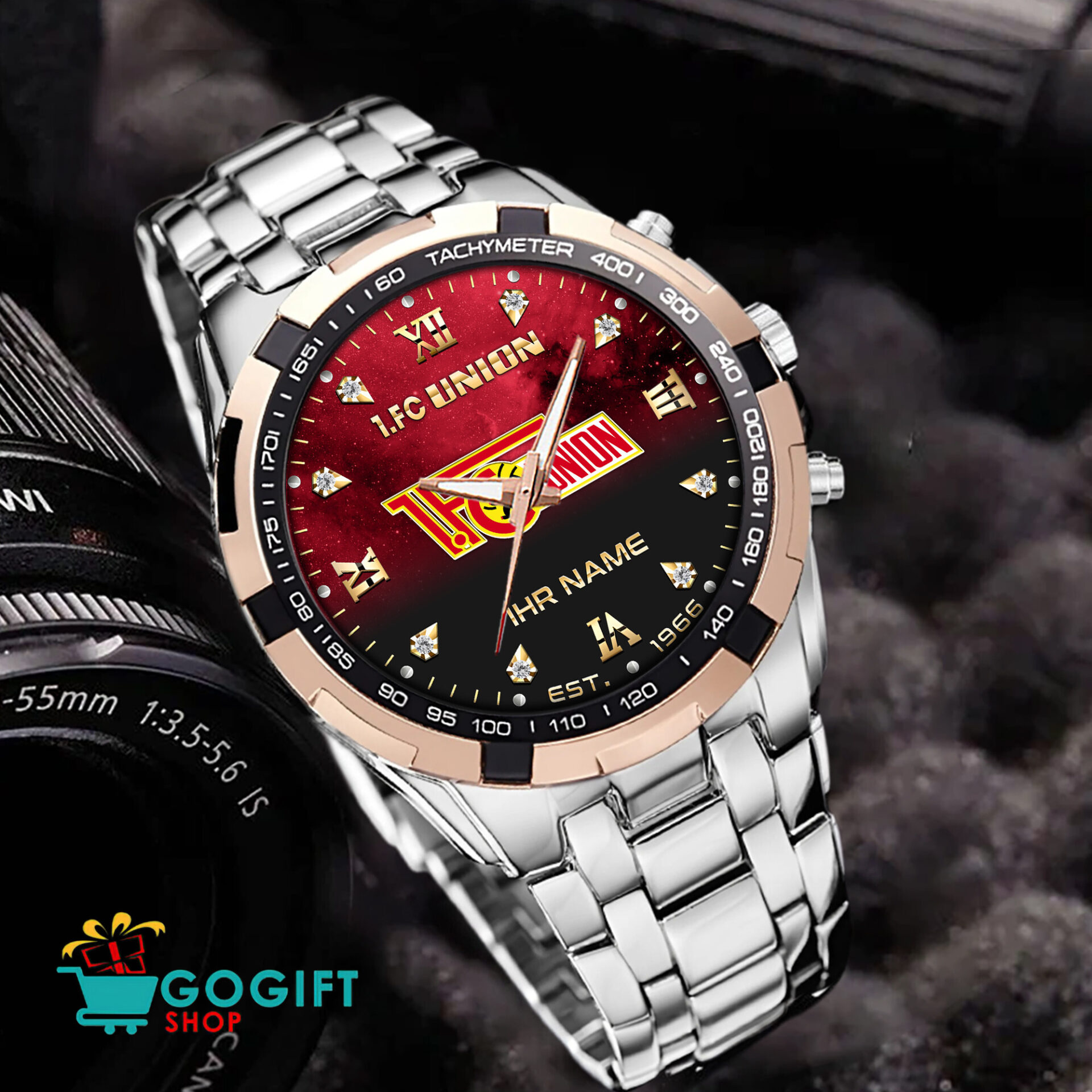 1. FC Union Berlin – Aurora Uhr Neue Version mit Ihrem Namen 1. FC Union Berlin – Aurora Uhr Neue Version mit Ihrem Namen