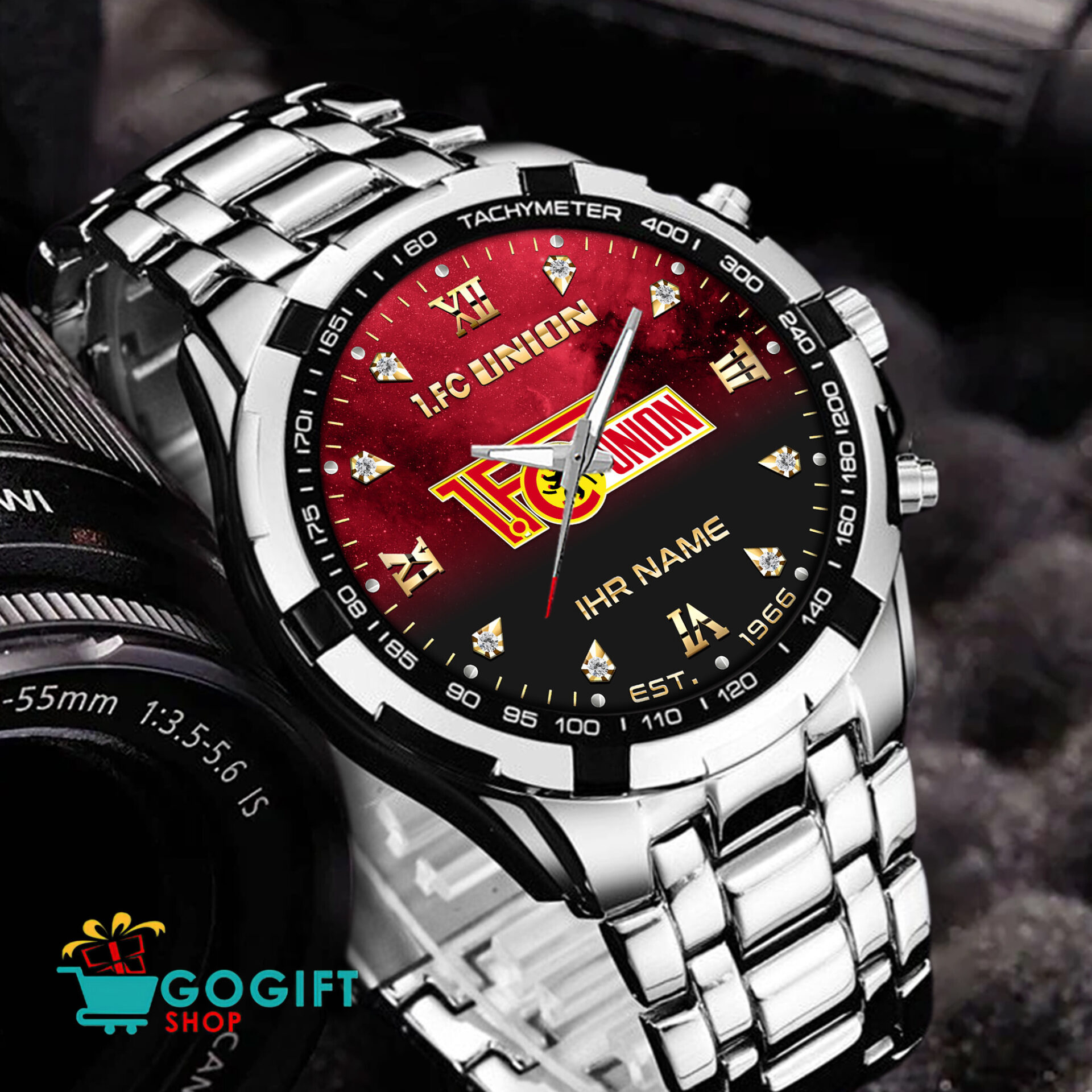 1. FC Union Berlin – Aurora Uhr Neue Version mit Ihrem Namen 1. FC Union Berlin – Aurora Uhr Neue Version mit Ihrem Namen
