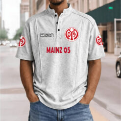 1. FSV Mainz 05 - Stehkragen-Polo Neue Version mit Ihrem Namen