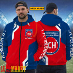 1. FC Heidenheim - FlexZip Hoodie Sonderausgabe mit Ihrem Namen