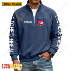1. FC Heidenheim - Pullover mit Reißverschluss Sonderausgabe mit Ihrem Namen