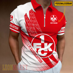 1. FC Kaiserslautern - Reißverschluss Poloshirt Neue Version mit Ihrem Namen