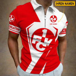 1. FC Kaiserslautern - Reißverschluss Poloshirt Sonderausgabe mit Ihrem Namen