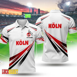 1. FC Köln - Polo Hemd Sportlicher Stil mit Ihrem Namen