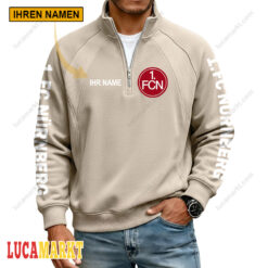 1. FC Nürnberg – Pullover mit Reißverschluss Sonderausgabe mit Ihrem Namen