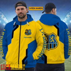 1. FC Saarbrücken - FlexZip Hoodie Sonderausgabe mit Ihrem Namen