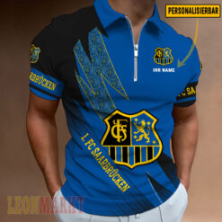 1. FC Saarbrücken - Reißverschluss Poloshirt Neue Version mit Ihrem Namen
