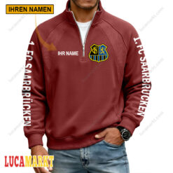 1. FC Saarbrücken – Pullover mit Reißverschluss Sonderausgabe mit Ihrem Namen