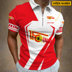 1. FC Union Berlin - Reißverschluss Poloshirt Sonderausgabe mit Ihrem Namen