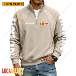 1. FC Union Berlin – Pullover mit Reißverschluss Sonderausgabe mit Ihrem Namen