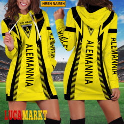 Alemannia Aachen - Damenkleid mit Kapuze Sonderausgabe mit Ihrem Namen