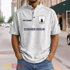 Eisbären Berlin - Stehkragen-Polo Neue Version mit Ihrem Namen