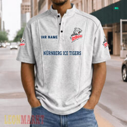 Nürnberg Ice Tigers - Stehkragen-Polo Neue Version mit Ihrem Namen